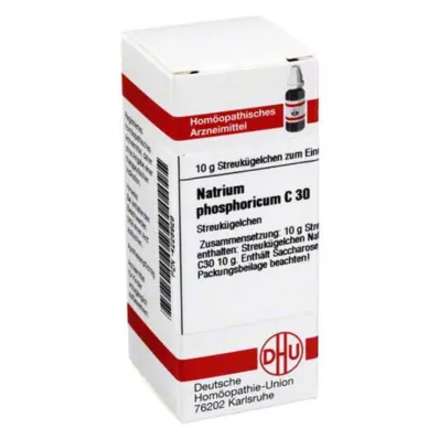 NATRIUM PHOSPHORICUM C 30 globuli, 10 g