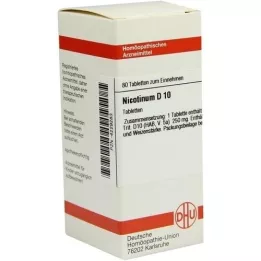 NICOTINUM D 10 tabletter, 80 st