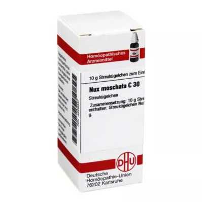 NUX MOSCHATA C 30 globuli, 10 g