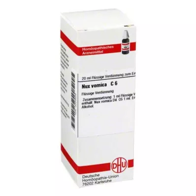 NUX VOMICA C 6 Utspädning, 20 ml
