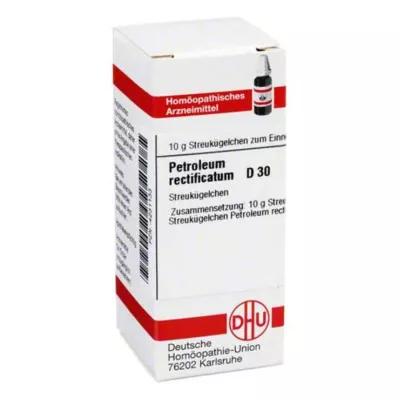 DHU Petroleum rectificatum D 30 kulor, 10 g DHU Petroleum rectificatum D 30 kulor, 10 g