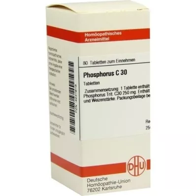 PHOSPHORUS C 30 tabletter, 80 pc