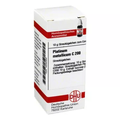 PLATINUM METALLICUM C 200 globuli, 10 g