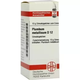 PLUMBUM METALLICUM D 12 kulor, 10 g