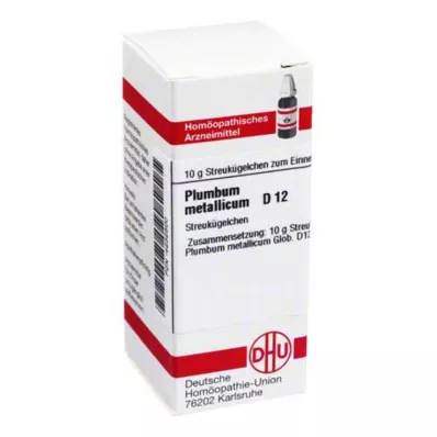 PLUMBUM METALLICUM D 12 kulor, 10 g