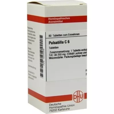 PULSATILLA C 6 tabletter, 80 pc