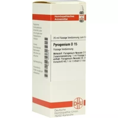 PYROGENIUM D 15 utspädning, 20 ml