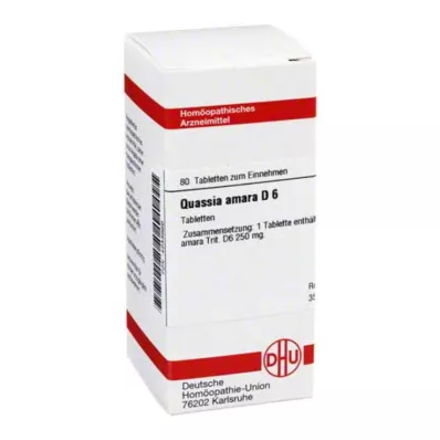 DHU Quassia D 6 tabletter, 80 st DHU Quassia D 6 tabletter, 80 st