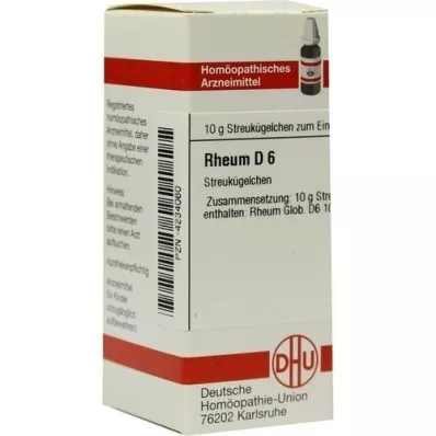 RHEUM D 6 kulor, 10 g