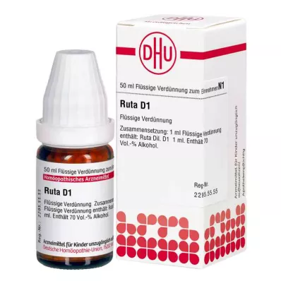 RUTA D 1 utspädning, 50 ml RUTA D 1 utspädning, 50 ml