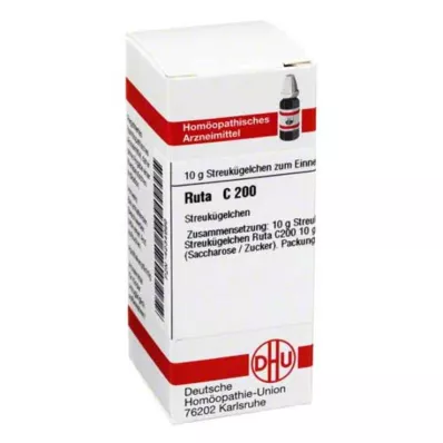 RUTA C 200 globuli, 10 g