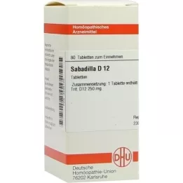 SABADILLA D 12 tabletter, 80 st