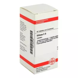SILICEA C 6 tabletter, 80 pc
