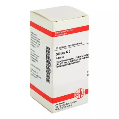 SILICEA C 6 tabletter, 80 pc