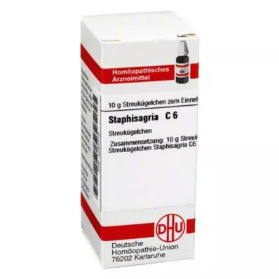 STAPHISAGRIA C 6 globuli, 10 g STAPHISAGRIA C 6 globuli, 10 g