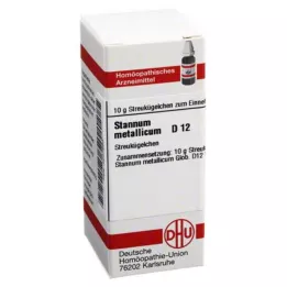 STANNUM METALLICUM D 12 kulor, 10 g