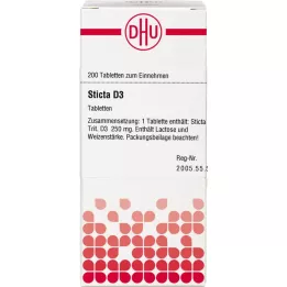 STICTA D 3 tabletter, 200 pc