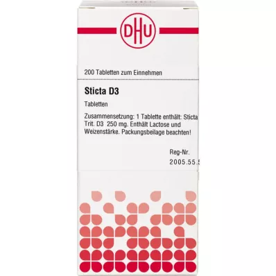 STICTA D 3 tabletter, 200 pc