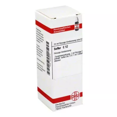 SULFUR C 12 Utspädning, 20 ml