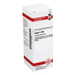SULFUR C 200 Utspädning, 20 ml