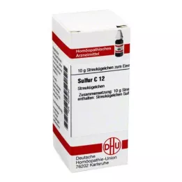 SULFUR C 12 globuli, 10 g