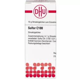 SULFUR C 100 globuli, 10 g