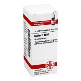 SULFUR C 1000 globuli, 10 g