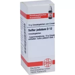 SULFUR JODATUM D 12 kulor, 10 g