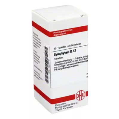 DHU Symphytum D 12 tabletter, 80 st