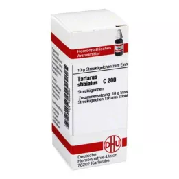 TARTARUS STIBIATUS C 200 globuli, 10 g