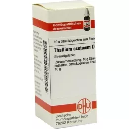 THALLIUM ACETICUM D 12 kulor, 10 g