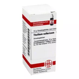 THALLIUM SULFURICUM D 12 kulor, 10 g