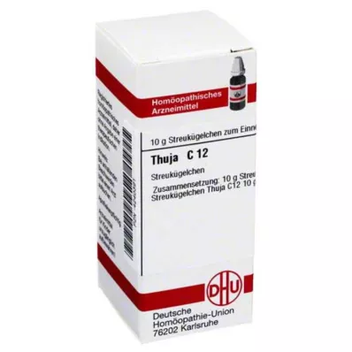 THUJA C 12 globuli, 10 g THUJA C 12 globuli, 10 g