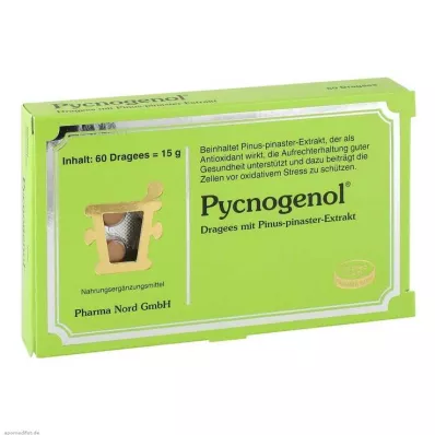 PYCNOGENOL KIEFERNRINDENEXTRAKT Pharma Nord Drag., 60 st