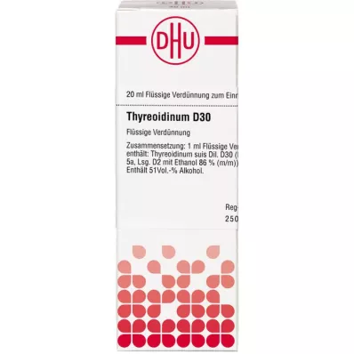 THYREOIDINUM D 30 utspädning, 20 ml