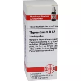 THYREOIDINUM D 12 kulor, 10 g