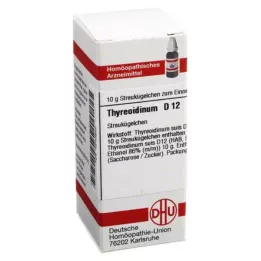 THYREOIDINUM D 12 kulor, 10 g