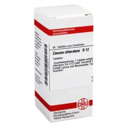 ZINCUM CHLORATUM D 12 tabletter, 80 st