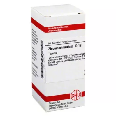 DHU Zincum chloratum D 12 tabletter, 80 st DHU Zincum chloratum D 12 tabletter, 80 st