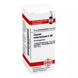 ZINCUM VALERIANICUM C 30 globuli, 10 g