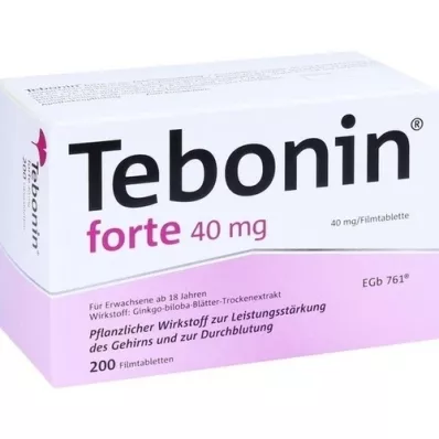TEBONIN forte 40 mg filmdragerade tabletter, 200 st