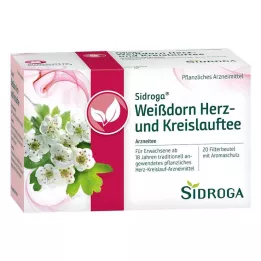 SIDROGA Hagtorn Hjärta och cirkulation Te Filterförpackning, 20X1,5 g