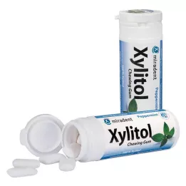 MIRADENT Xylitol tuggummi mint, 30 st