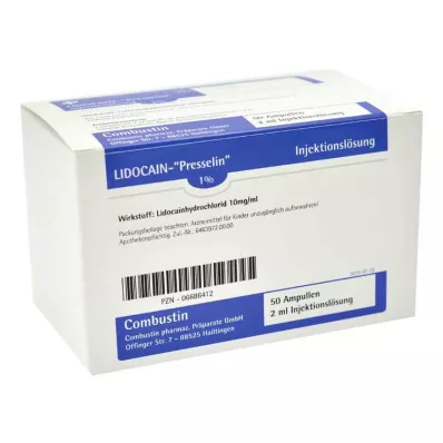 LIDOCAIN PRESSELIN 1% injektionsvätska, lösning, 100X2 ml