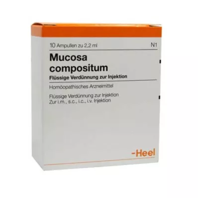 MUCOSA ampuller med compositum, 10 st