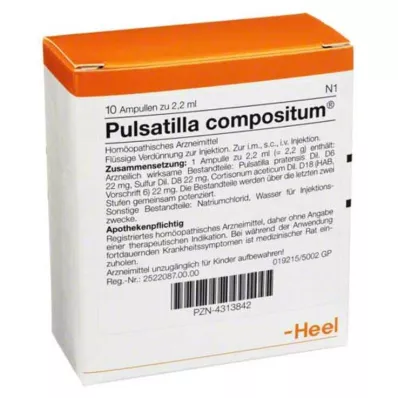 Pulsatilla Compositum ampuller, 10 st Pulsatilla Compositum ampuller, 10 st