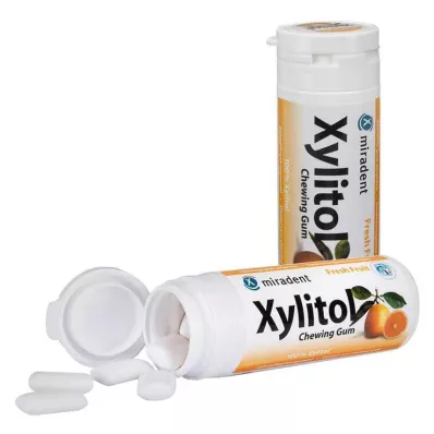 MIRADENT Xylitol tuggummi frukt, 30 st