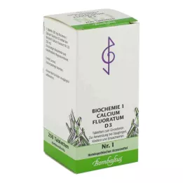 BIOCHEMIE 1 Kalciumfluoratum D 3 tabletter, 200 st