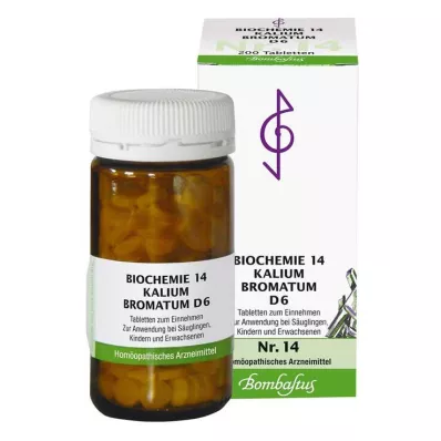 Biokemi 14 Potassium bromatum D 6 tabletter, 200 st Biokemi 14 Potassium bromatum D 6 tabletter, 200 st