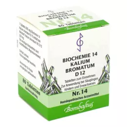 BIOCHEMIE 14 Kalium bromatum D 12 tabletter, 80 st